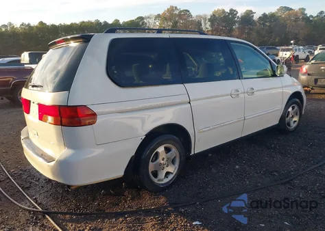 2000 Honda Odyssey Ex from USA, damaged, VIN 2HKRL1867YH623465